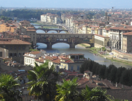 Florence zicht van from Piazzale Michelangelo